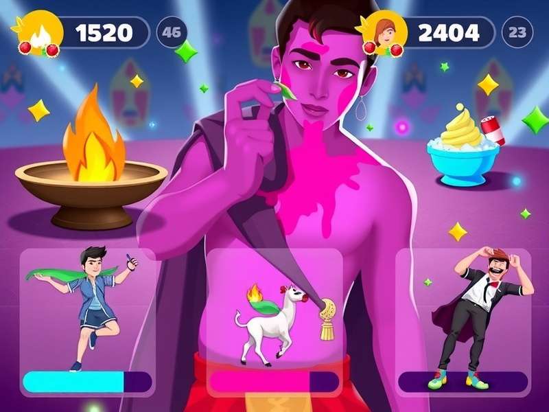 Holi Bliss Bonanza Game Screenshot